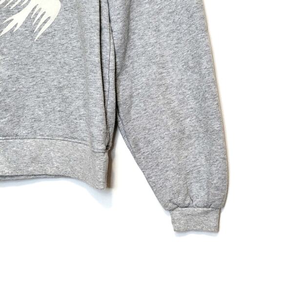 Anthropologie x Jason Yun Dove Crew Neck Long Sleeve Gray Sweatshirt Size XS - Picture 6 of 13